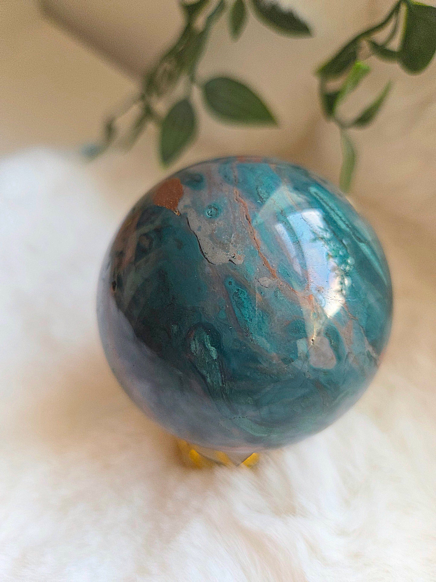 Ocean Jasper Sphere