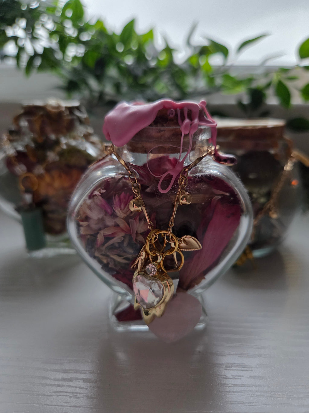 Custom made intention jar