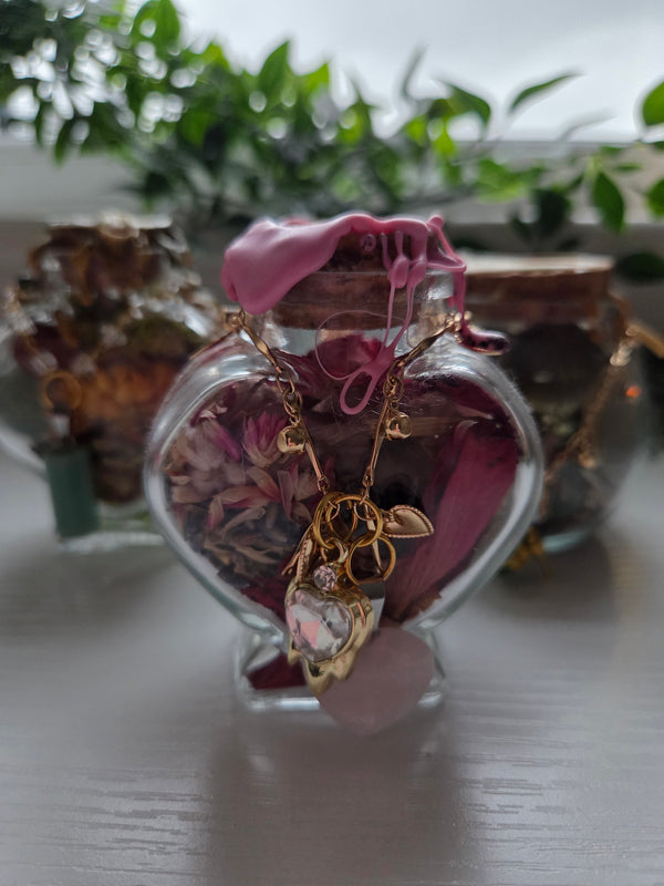 Custom made intention jar