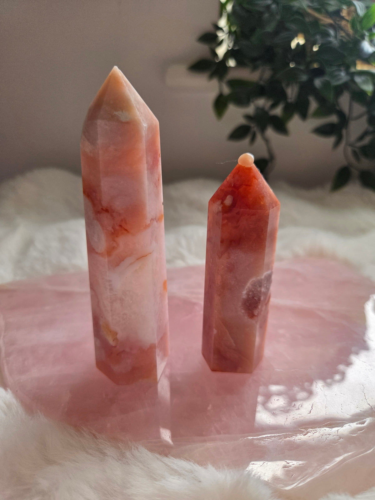 Carnelian Flower Agate
