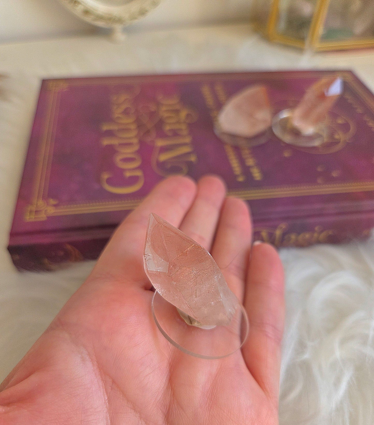 Pink Lemurian Quartz