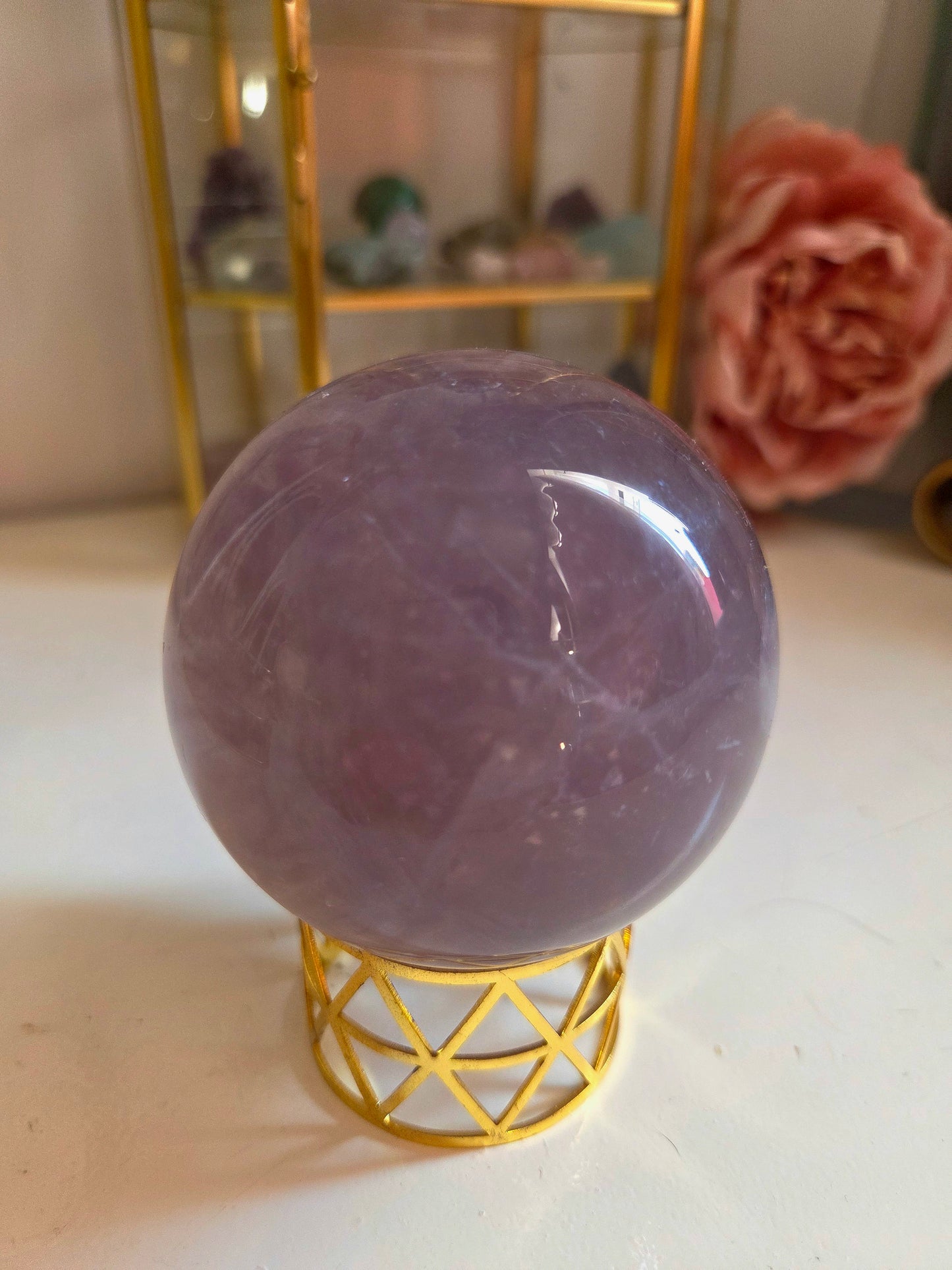 Lavender Flourite With Mica