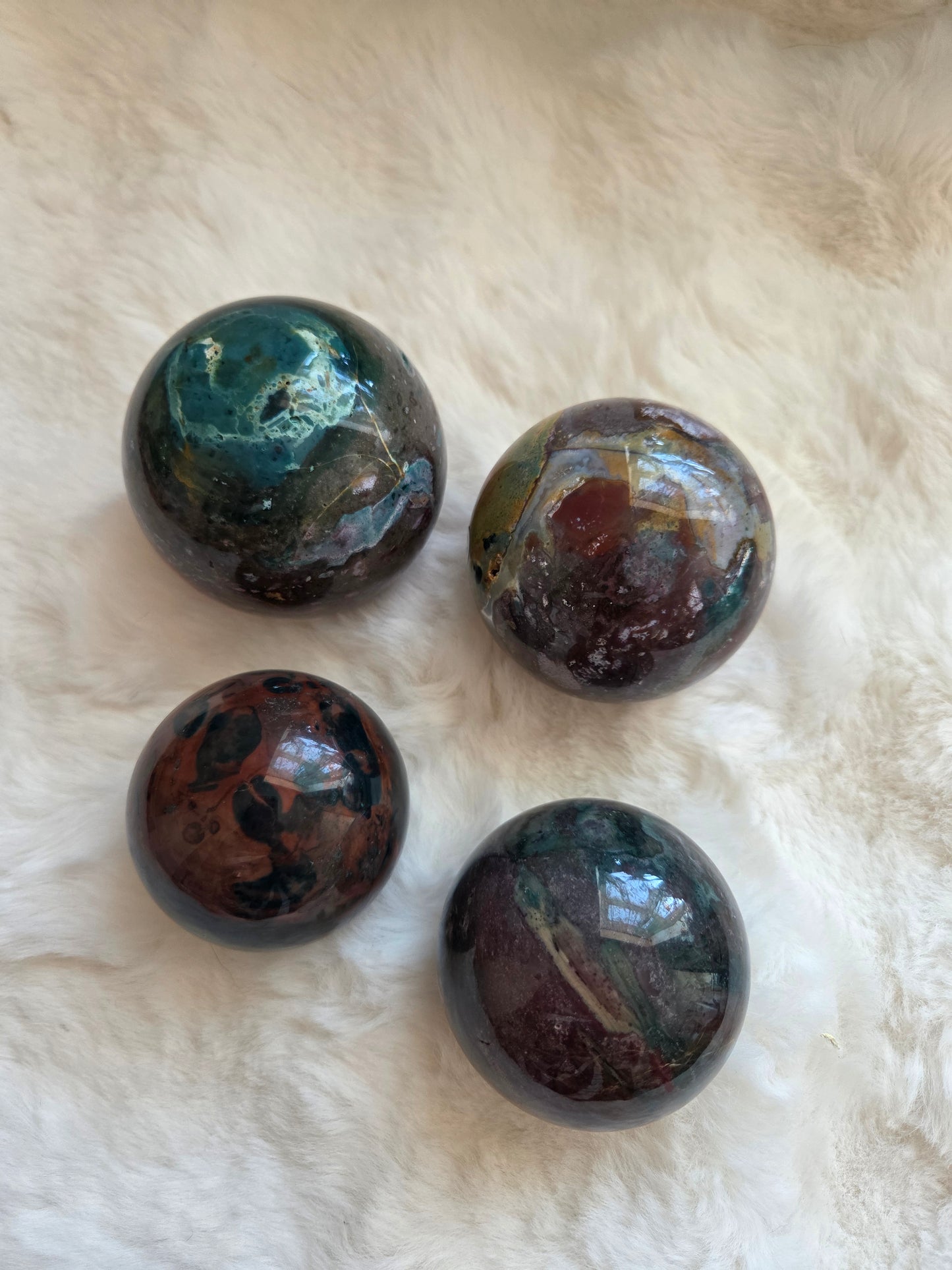 Ocean Jasper Sphere