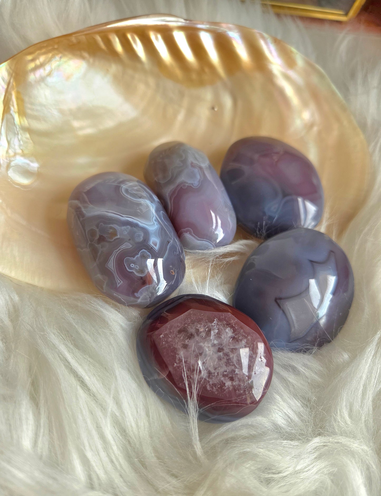 Swazi Agate Palm Stone
