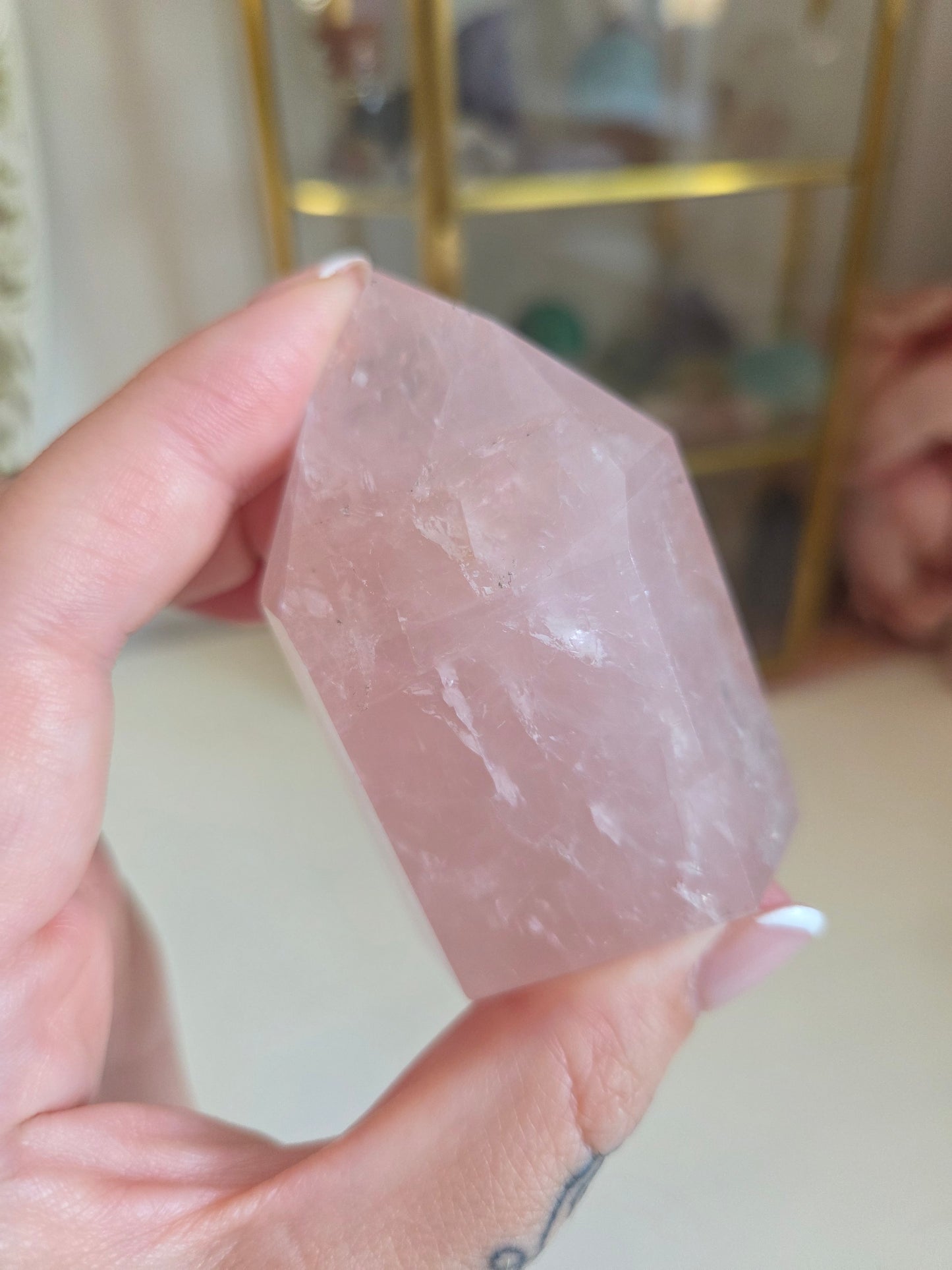 Rose Quartz with Fire Quartz