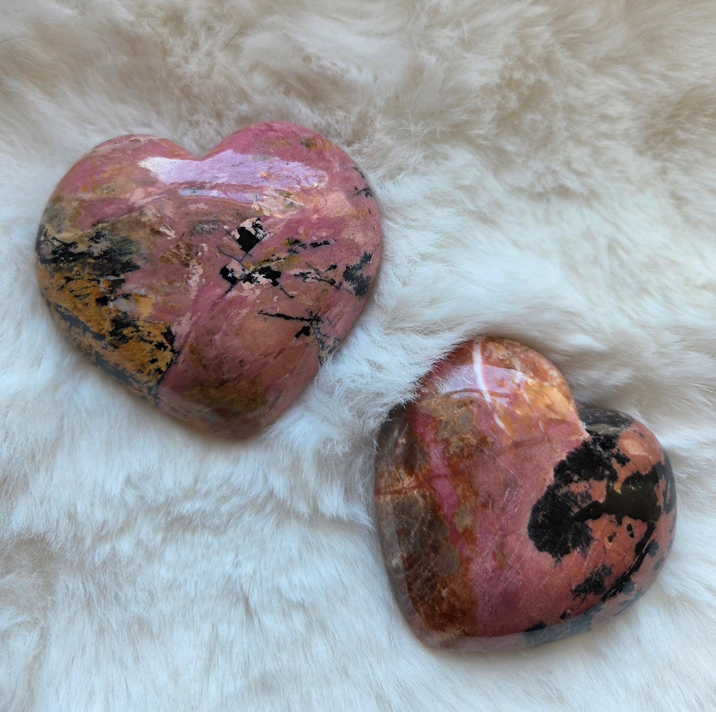 Rhodonite Heart