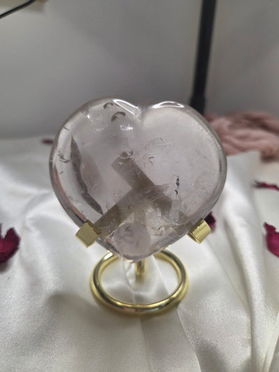 Clear quartz heart 1
