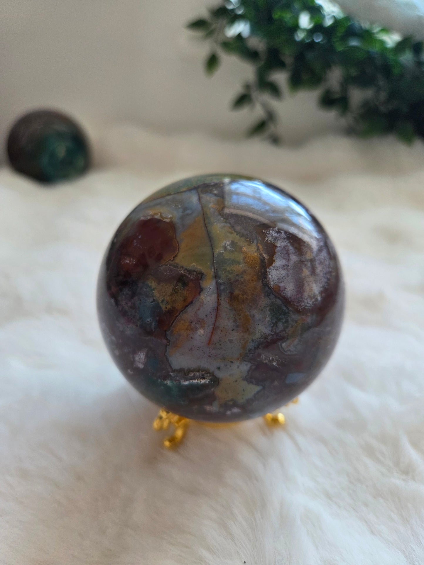 Ocean Jasper Sphere