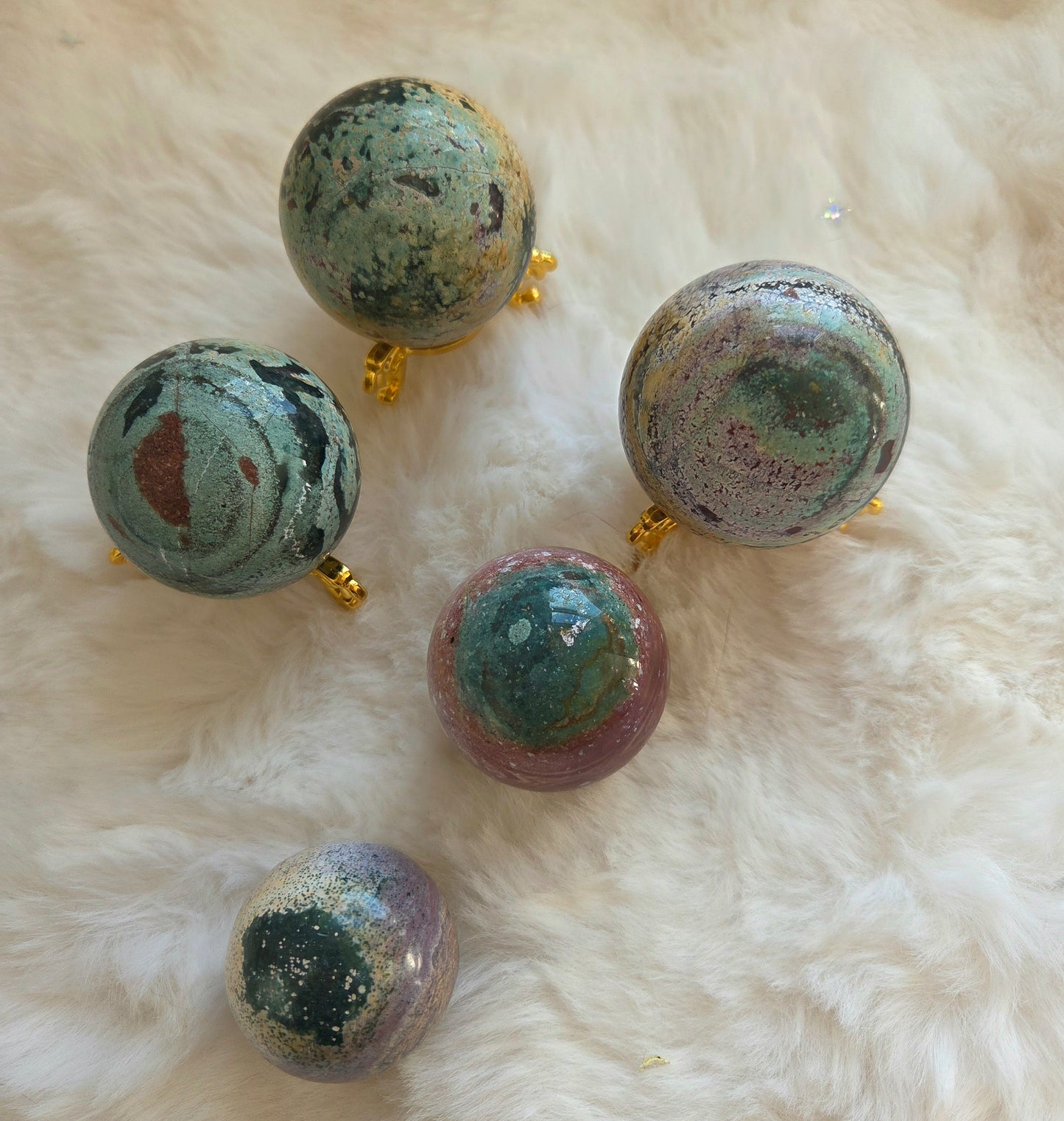 Unicorn Jasper Sphere