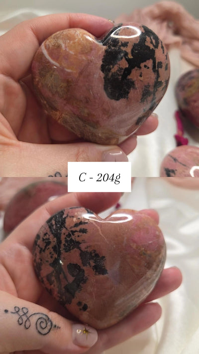 Rhodonite Hearts 4