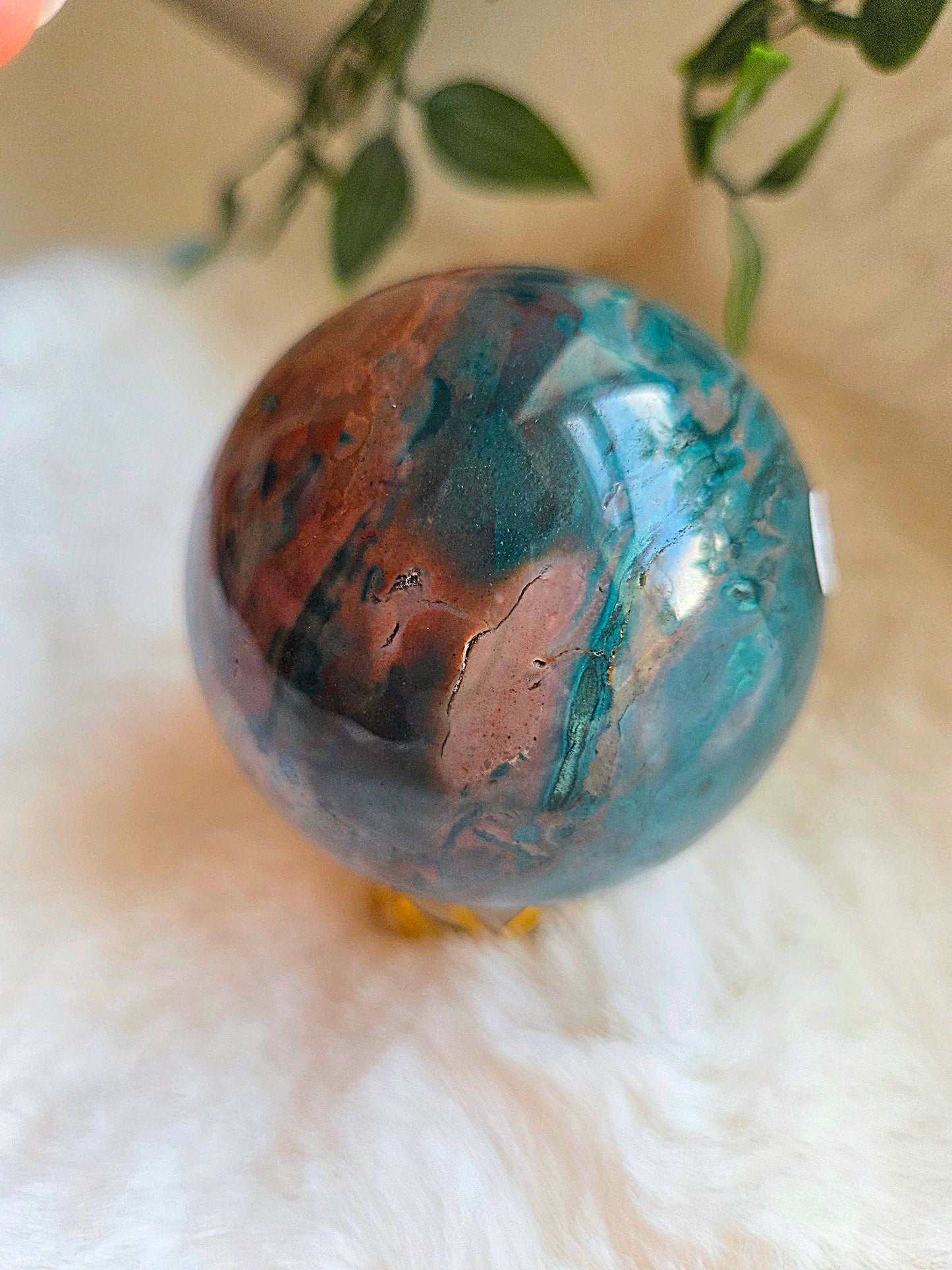 Ocean Jasper Sphere