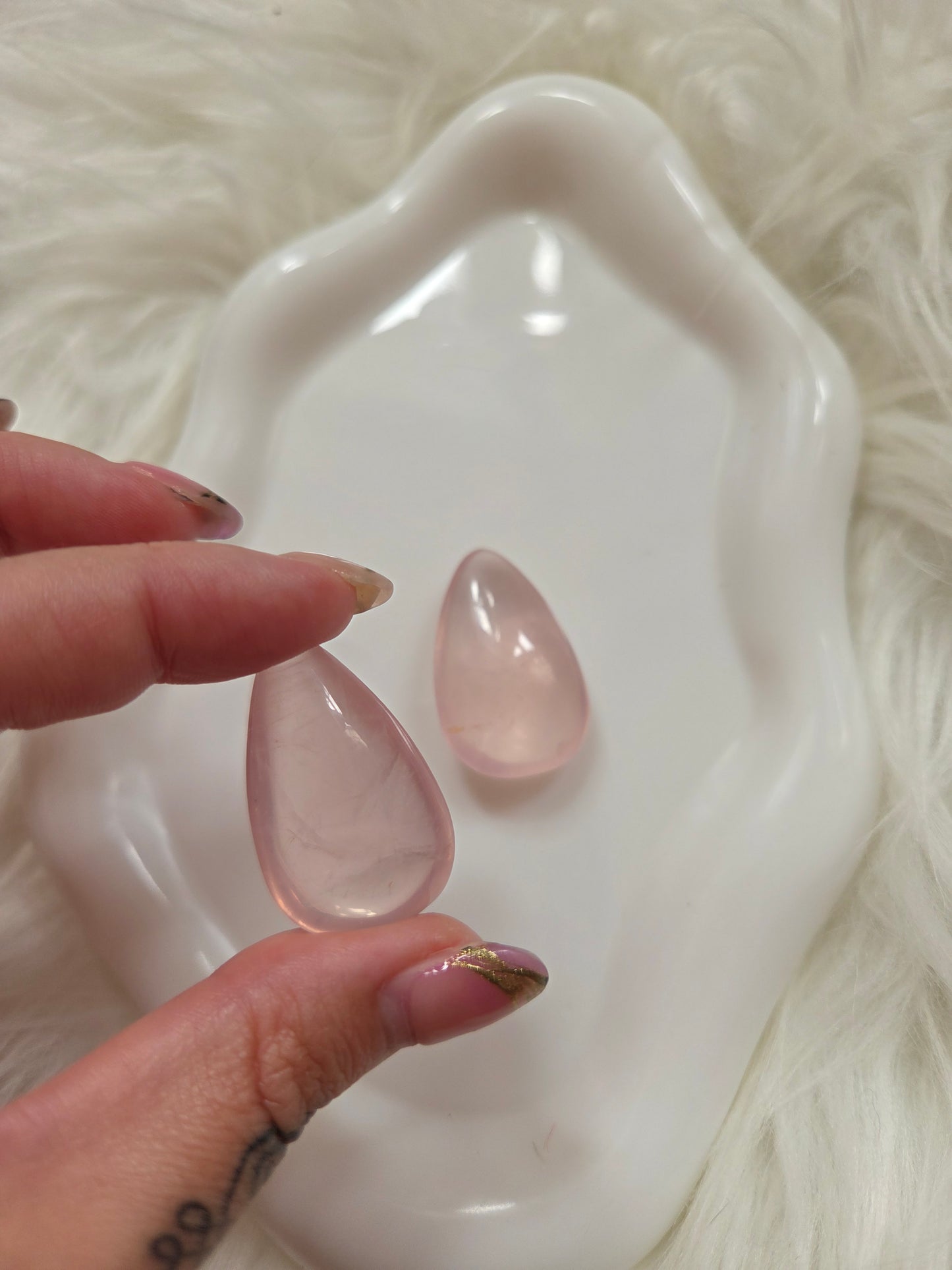 Rose Quartz Teardrop